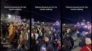 Atlanta Crowd Backlash Monks Walk For Peace