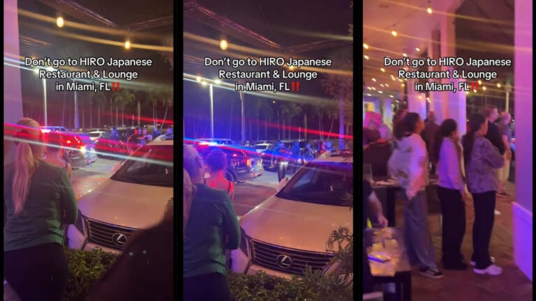 Black Man Hiro Restaurant Miami Police Incident