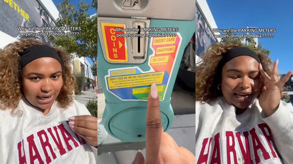 California Influencer Has A Meltdown Over Parking Meters Promoting ‘Diet Culture’ And ‘Fatphobia’: ‘You’re Clearly Not Comfortable With Yourself’