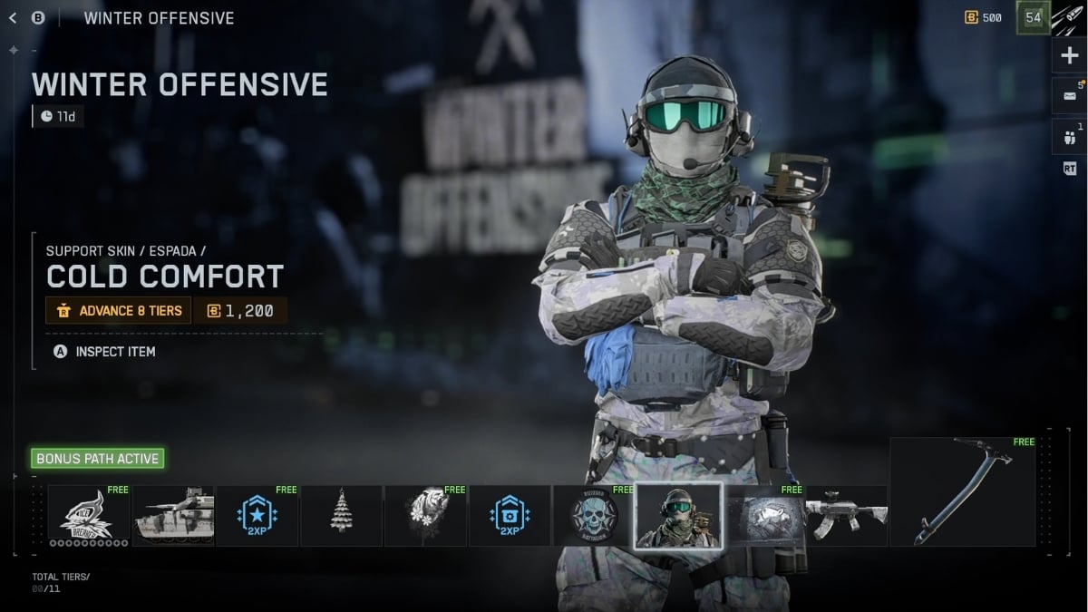 Cold Comfort Soldier Skin