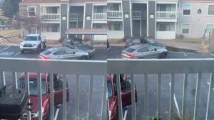 Denver Road Rage Incident Ends With Luxury Cars Taking Down Parking Canopy: 'On Christmas?!'