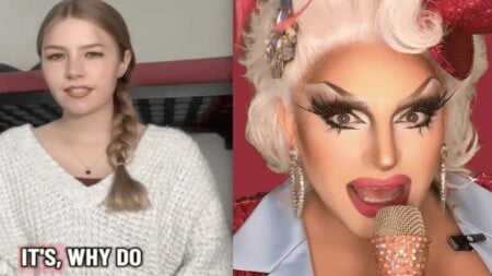 Drag Queen Schools Woman After She Demands to Know Why Drag is Present in California Libraries Around Children, ‘Because Kids Can’t Read’ Drag Queen Schools California Woman After She Demands to Know Why Drag is Present in Libraries Around Children