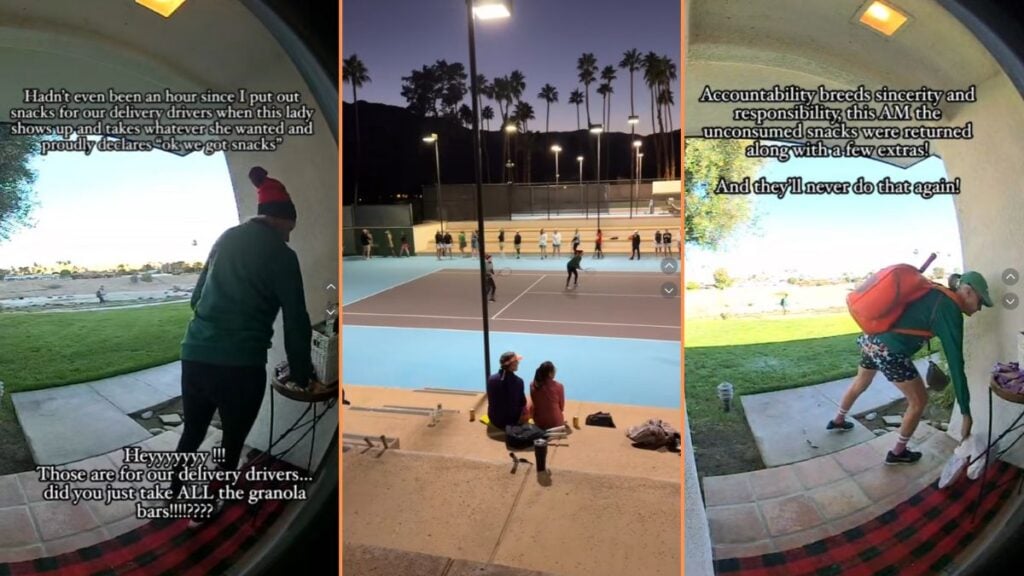 Entitled California Woman Steals Snacks From Doorstep Basket Meant for Delivery Drivers and Owner Finds Them: ‘How Embarrassing For Them!’ Entitled California Women Steals Snacks From Doorstep Basket Meant for Delivery Drivers and Owner Finds Them ‘How Embarrassing For Them!’