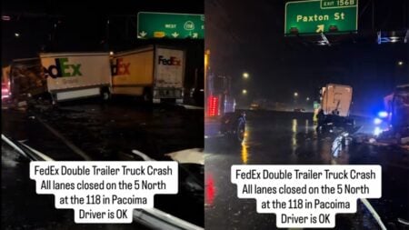 Christmas FedEx Crash in California