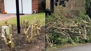 Florida Karen Destroys Neighbor's Bushes