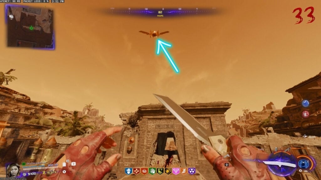 Flying Object on Mars