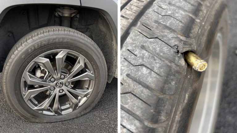 Georgia Man Runs Over Unfired Bullet That Flattened His Tire