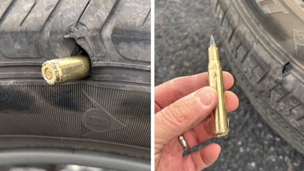 Georgia man runs over bullet