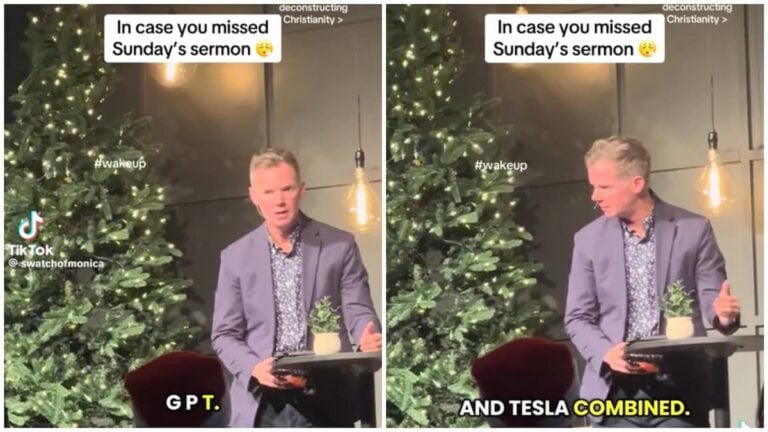 Georgia pastor gives powerful sermon