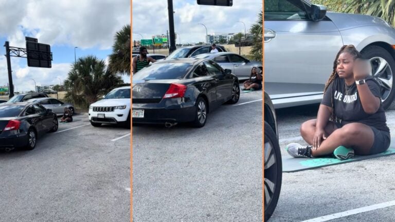 Insane Florida Woman Refuses to Give Up Parking Spot, and Sits on Floor 'The Way I'd Park My Car Right There and Leave'