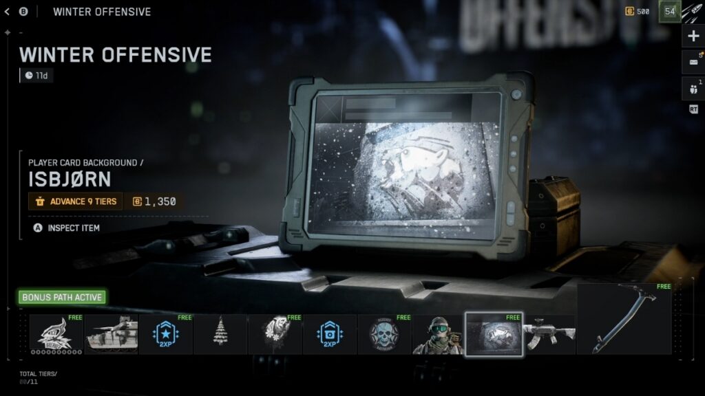 Isborn Player Card BG