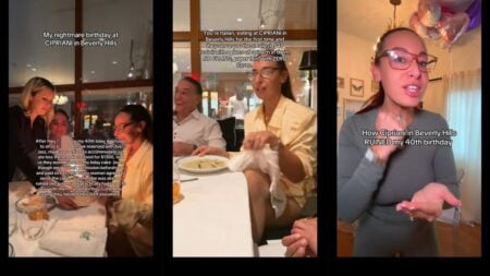 Angry Italian Woman Calls Out Beverly Hills Restaurant Cipriani for Ruining Her 40th Birthday with Their ‘Snobby’ Attitude: ‘The Food Was So Below Mediocre’ Italian Woman Beverly Hills Cipriani Complaint