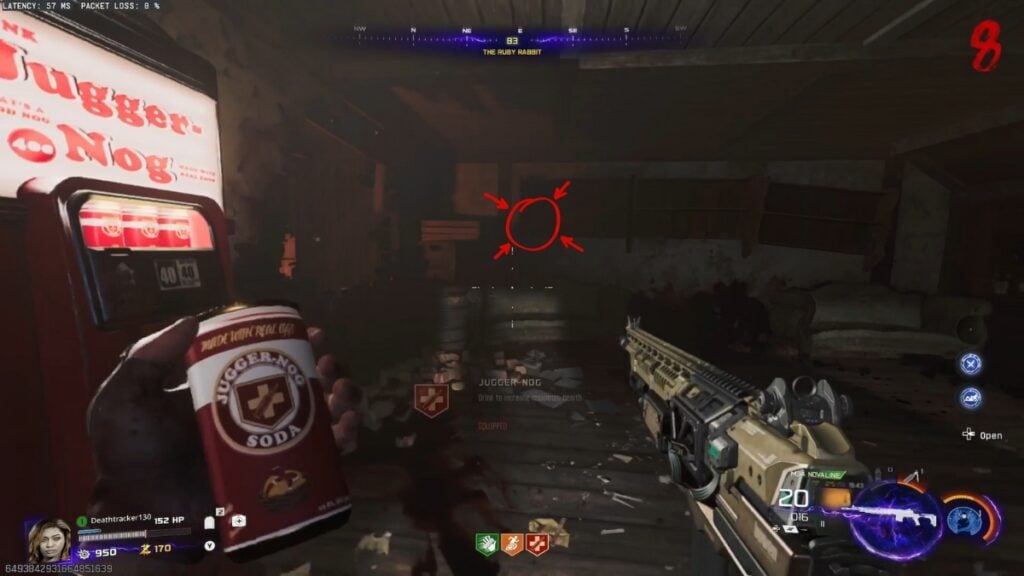 Juggernog Candle location