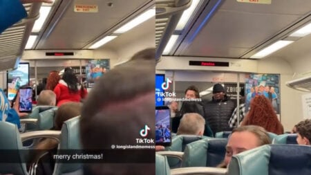 Passengers Stop a Heated Dispute on Long Island Rail Road With Silent Night: ‘Rare LIRR Wholesome Content’