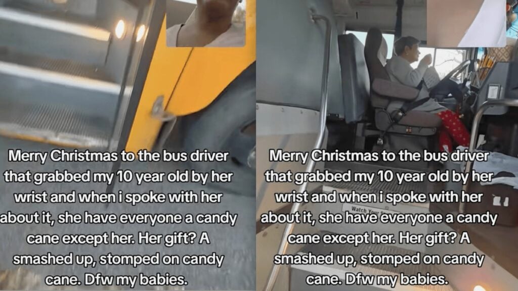 Louisiana Woman Gets Revenge on Bus Driver Who Grabbed Her Son by Gifting Her a Crushed Candy Cane for Christmas