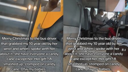 Louisiana Woman Gets Revenge on Bus Driver Who Grabbed Her Son by Gifting Her a Crushed Candy Cane for Christmas