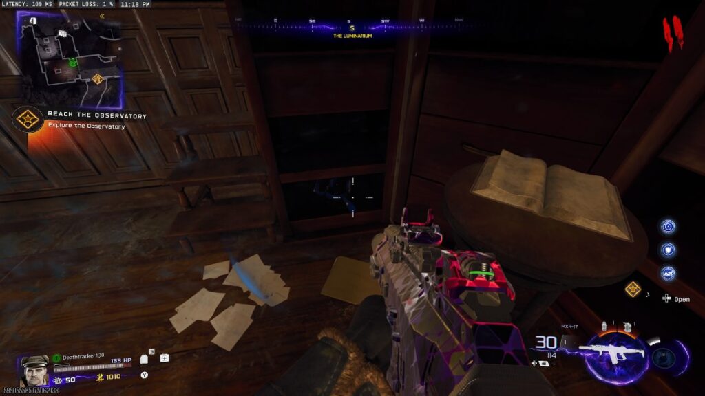 Luminarium Mr Peeks headset location