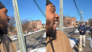 Massachusetts Racist Acts Like a Baby When He Gets Pelted By a Snowball