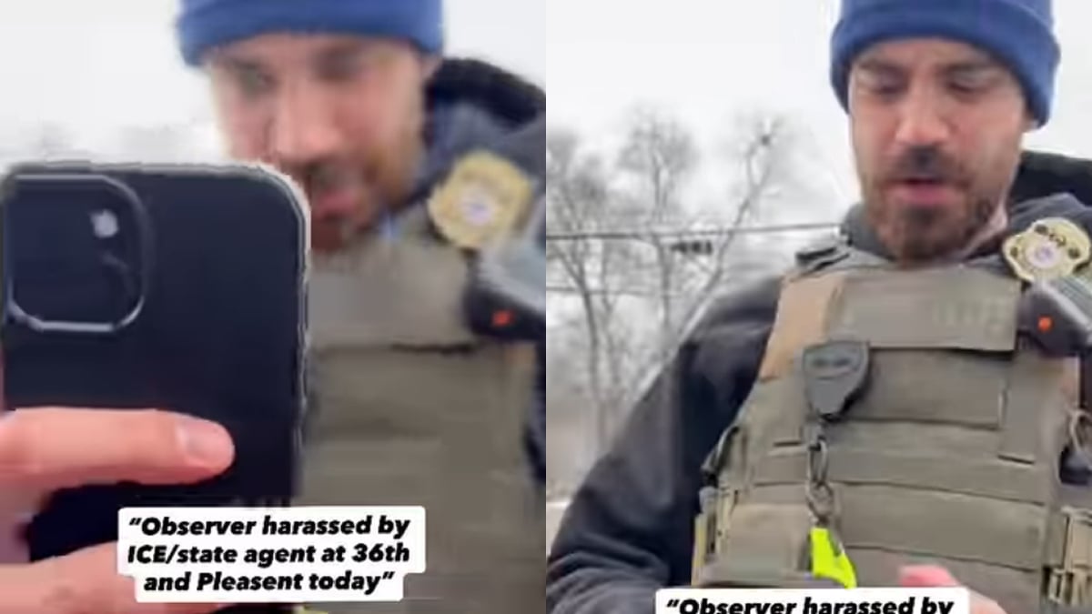 Observer Harassed by ICE Agent in Minneapolis, Phone Shoved in Her Face: ‘He Probably Just Ran Her Face Through Their Palantir Database’