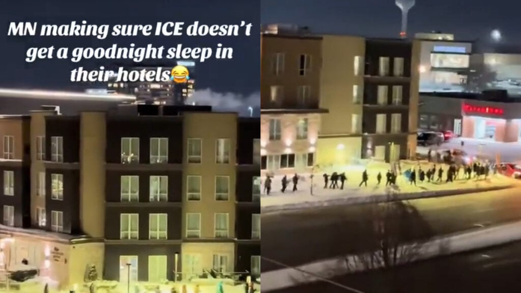 Minnesota Protesters Find ICE Hotel and Keep Agents Awake All Night: ‘Hilarious’ Minnesota Protesters Find ICE Hotel and Keep Agents Awake All Night: ‘Hilarious’