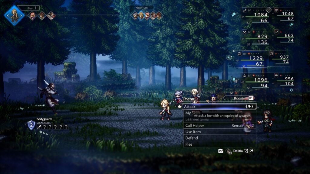 Octopath Traveler 0 Fight