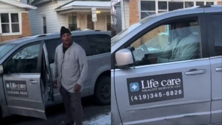 Ohio Life Care Employee Screams at Female Construction Worker on Street: ‘We Are Trying To Feed Our Families’ Ohio Life Care Employee has a meltdown over a parking job