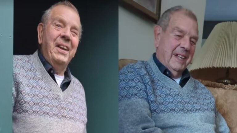 Oregon-Man-Welcomes Neigbors In Emotional Christmas Visit