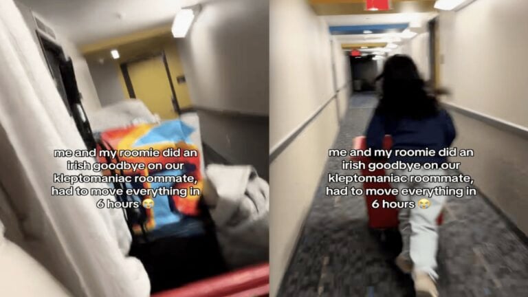 Pennsylvania College Student and Roomie Pulls an Irish Goodbye, Escaping Kleptomaniac Roommate