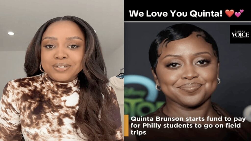 Pennsylvania Native Quinta Brunson Gives Back to Deserving Children in Philadelphia Schools So They Have a Chance to Learn and Explore