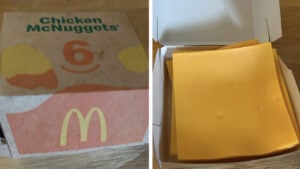 Philadelphia McDonald's Gives Customer Slices of Cheese Instead of Chicken Nuggets at Drive-Thru