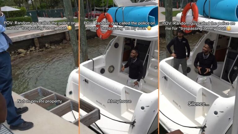 Racist Miami Officer Harrasses Black Man on His Own Boat for Trespassing 'They Hate to See a Brother Do Good'