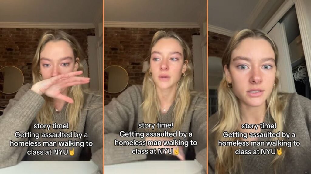 Shocked New York Woman Harrassed by Homeless Man While Walking to NYU: ‘NYC Court System is a Joke’ Shocked New York Woman Harrassed by Homeless Man While Walking to NUY 'NYC Court System is a Joke'