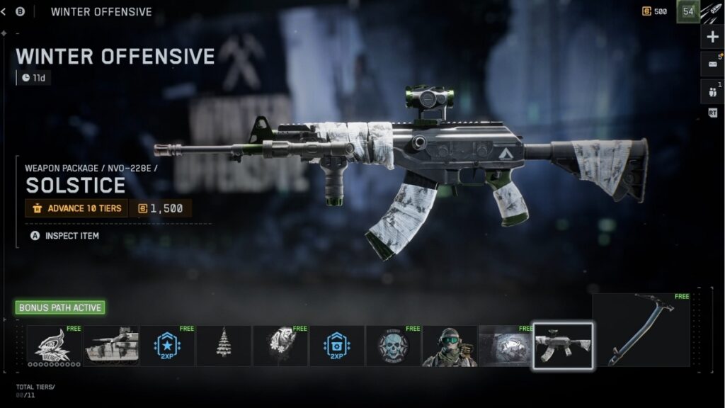 Solstice Weapon Package