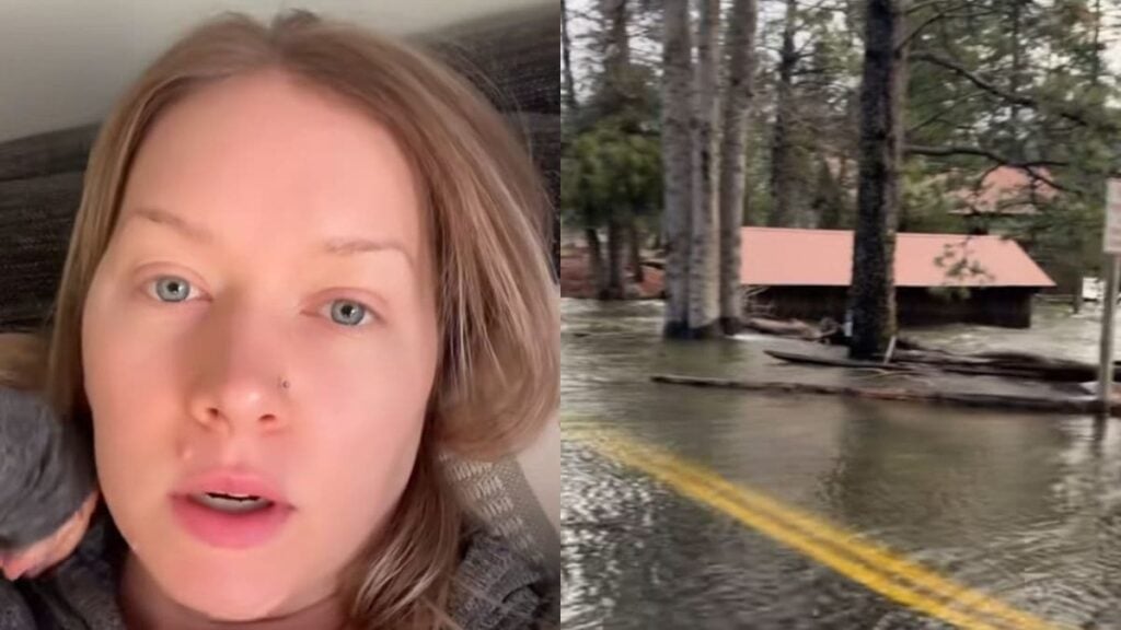 TikToker-Draws-Backlash By Insisting On Trip To Flooded Washington City