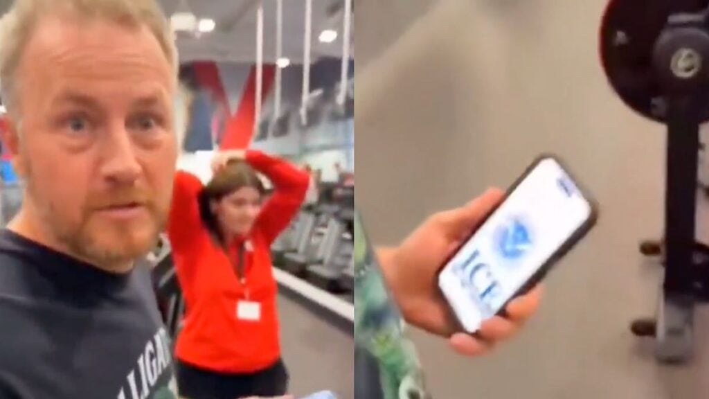 MAGA Man Wearing Alligator Alcatraz Shirt Opens App To Call ICE Over Dispute in Utah Gym: ‘When Did Terrorizing People Become Entertainment?’