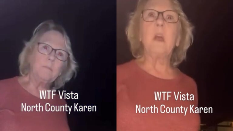 Driver Targeted in Vista California by Drunk Woman Insisting Road Is Private: ‘I Think Its Actually a Skinwalker’ Driver Targeted in Vista California by Drunk Woman Insisting Road Is Private: ‘I Think Its Actually a Skinwalker’