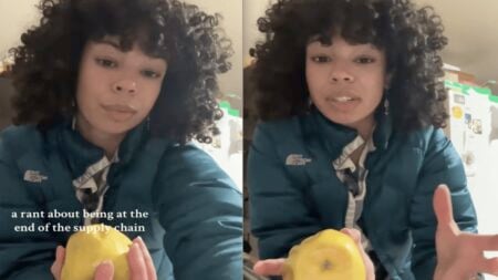 Woman Uses Rotten Apple to Show the Tragic Reality of Buying Produce in Alaska