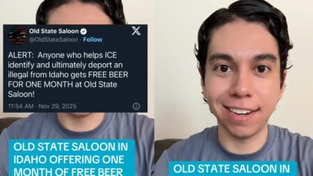 A picture of the Idaho bar's tweet.