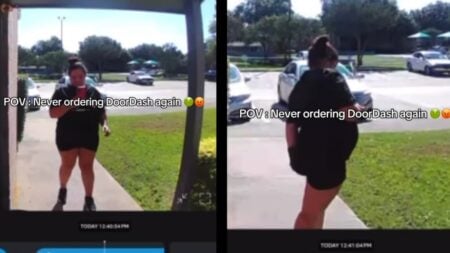 A picture of the Texas DoorDash driver.