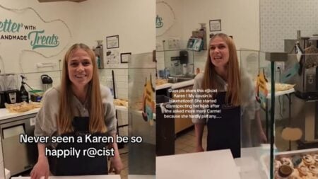 Disgusting Wisconsin Karen Gets Immediately Fired After Launching Racist Tirade at Somali Customers: ‘She’ll Start a GoFundMe, MAGA Will Donate’ A picture of the Wisconsin Karen.