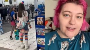 A picture taken by the Florida man along with a picture of the TikToker.