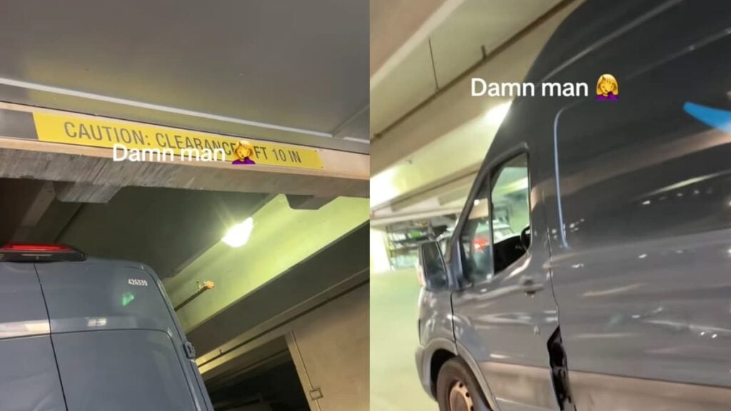 Idiotic Georgia Woman Gets Fired from Amazon During First Week After Getting Their Truck Stuck: ‘That Was Not a Simple Mistake’ A picture taken by the Georgia woman.