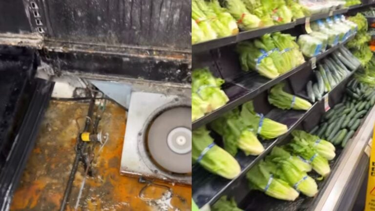 Nevada Man Exposes Albertsons After Showing Mold Sitting Right Next to Fresh Vegetables: ‘Please Tell the Health Department’ A picture taken by the Nevada man.