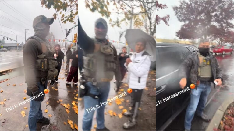 Sassy California Woman Hailed as ‘Hero’ for Driving ICE Away as They Harass Person of Color: ‘Some Say It’s Trump’s Gestapo’ CAlifornia ICe