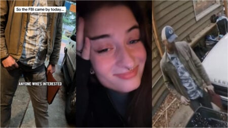 Disabled Washington Woman Left Shaken as ‘FBI’ Visits Her for Criticizing ICE With TikTok, ‘I Am Definitely 100% On a List Now’ FBI visits TikTok user for ICE critiques