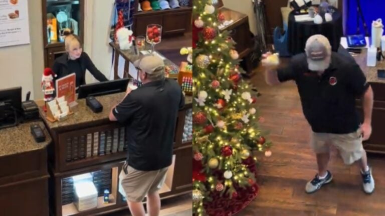 ‘Grinchy’ Florida Golfer Destroys Christmas Ornament After Being Told He Had To Pay To Play: ‘I Know Who He Voted For’ Florida golf grinch