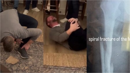 Fracture in a party game