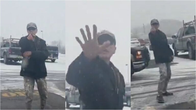 MAGA man harasses army vet