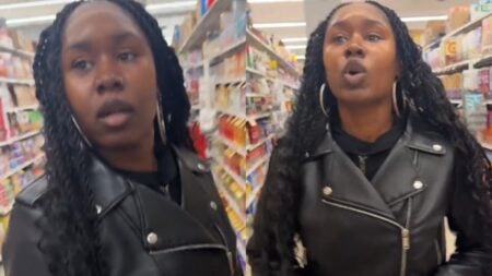 Homophobic Black Woman Harasses Gay Man At Maryland Grocery Store After Seeing His Clothing: ‘Why Are We Fighting In The Cereal Aisle?’ Maryland woman screams at gay man at grocery store.