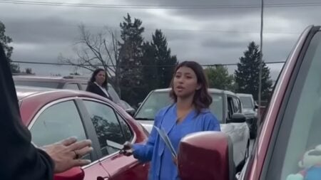 Nurse leaves newborn in car